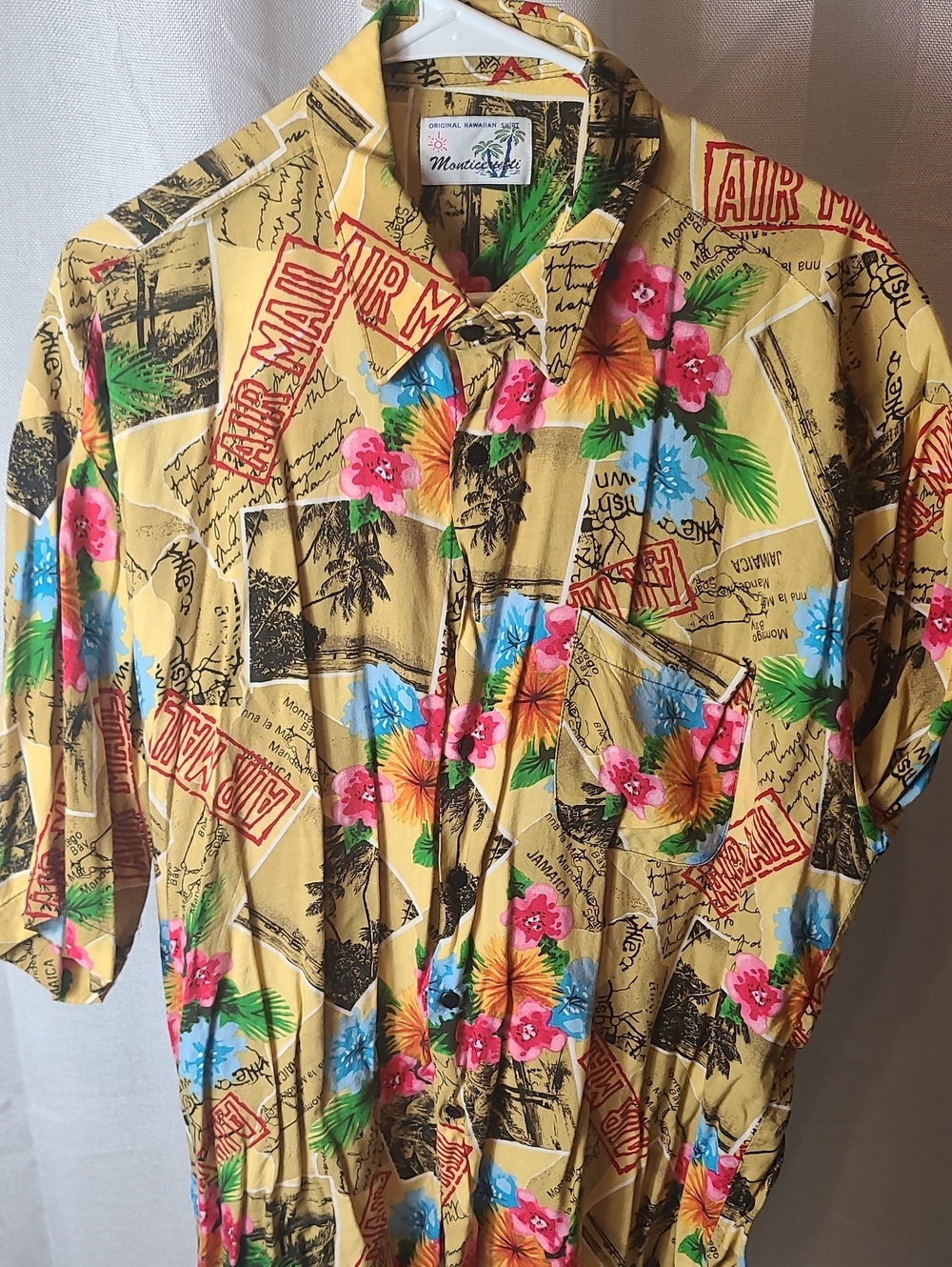 Monticerutti Hawaiian shirt size XL